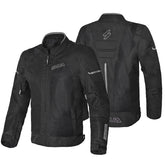 SHUA GRAVITY Textil Moto Homem Casacos Preto Cinza - Imagem dupla de Casacos